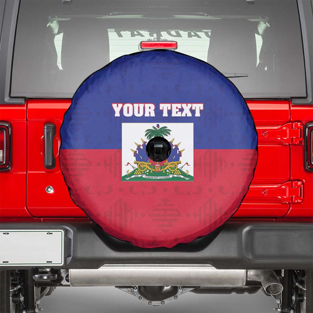 Custom Haiti Football Spare Tire Cover Les Grenadiers 2026 Back to the World Cup - Wonder Print Shop