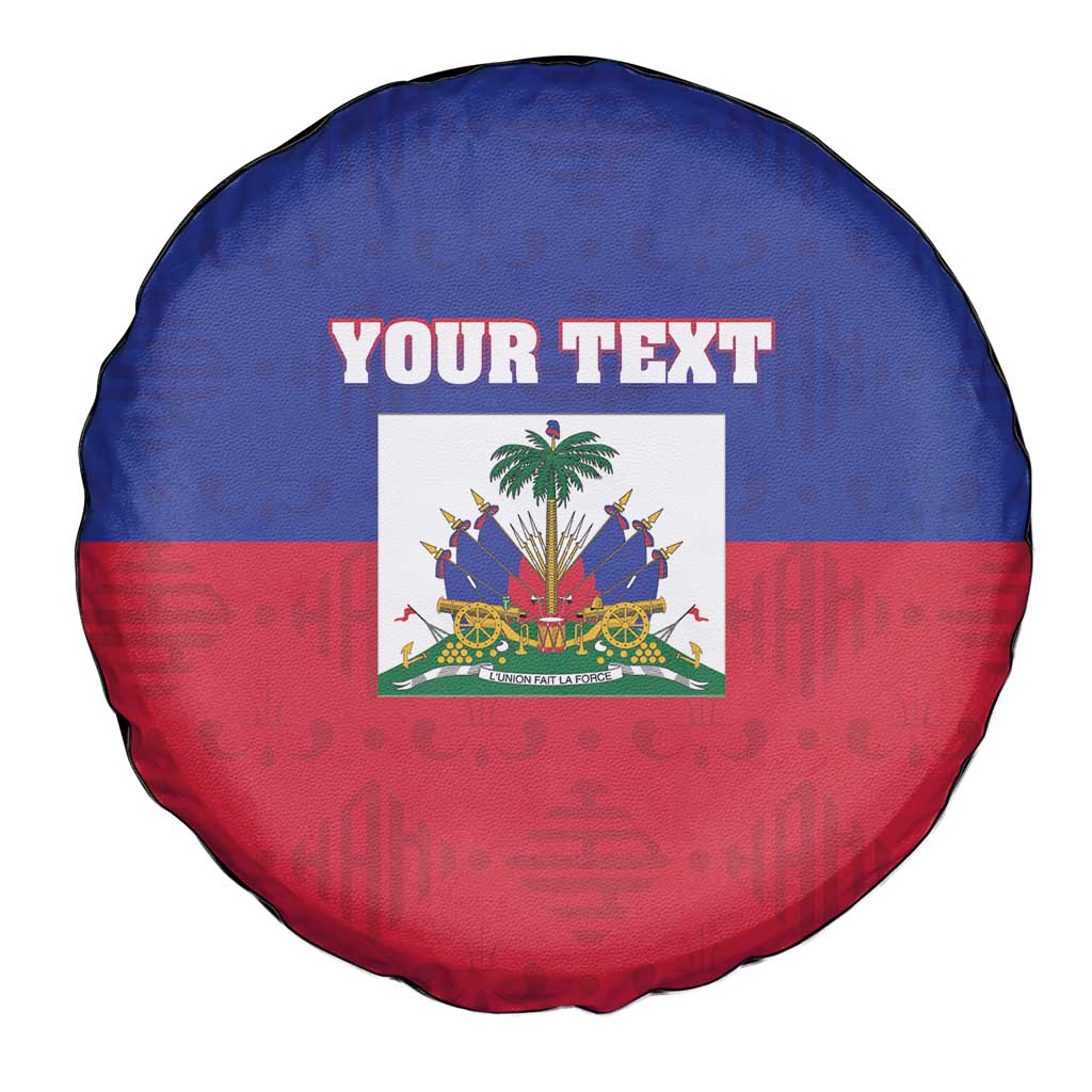 Custom Haiti Football Spare Tire Cover Les Grenadiers 2026 Back to the World Cup - Wonder Print Shop