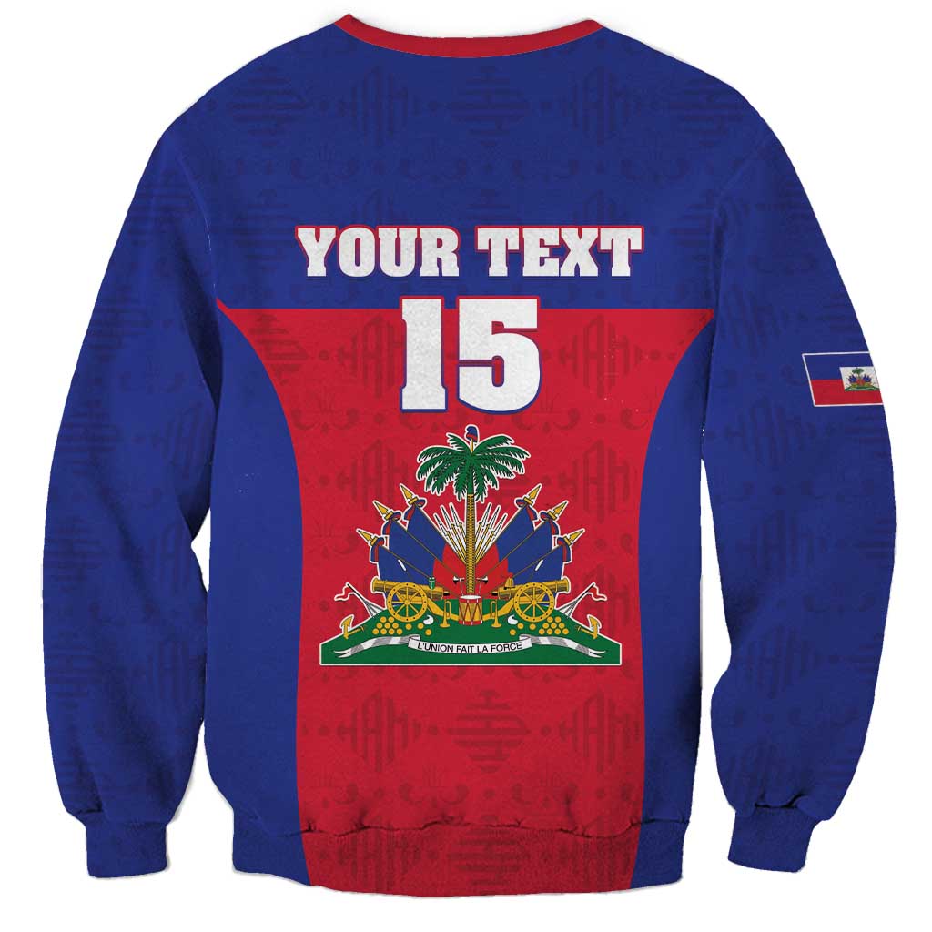 Custom Haiti Football Sweatshirt Les Grenadiers 2026 Back to the World Cup - Wonder Print Shop