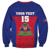 Custom Haiti Football Sweatshirt Les Grenadiers 2026 Back to the World Cup - Wonder Print Shop