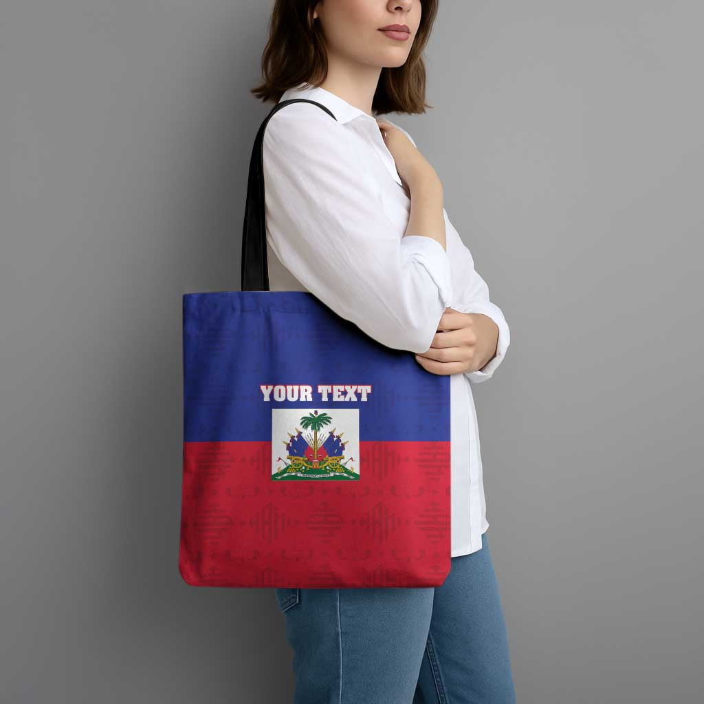 Custom Haiti Football Tote Bag Les Grenadiers 2026 Back to the World Cup - Wonder Print Shop