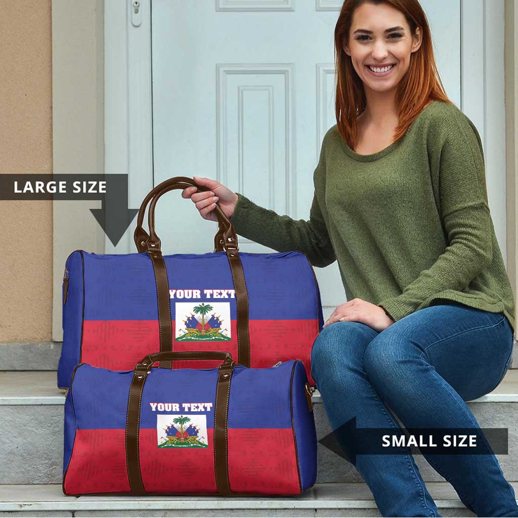 Custom Haiti Football Travel Bag Les Grenadiers 2026 Back to the World Cup - Wonder Print Shop