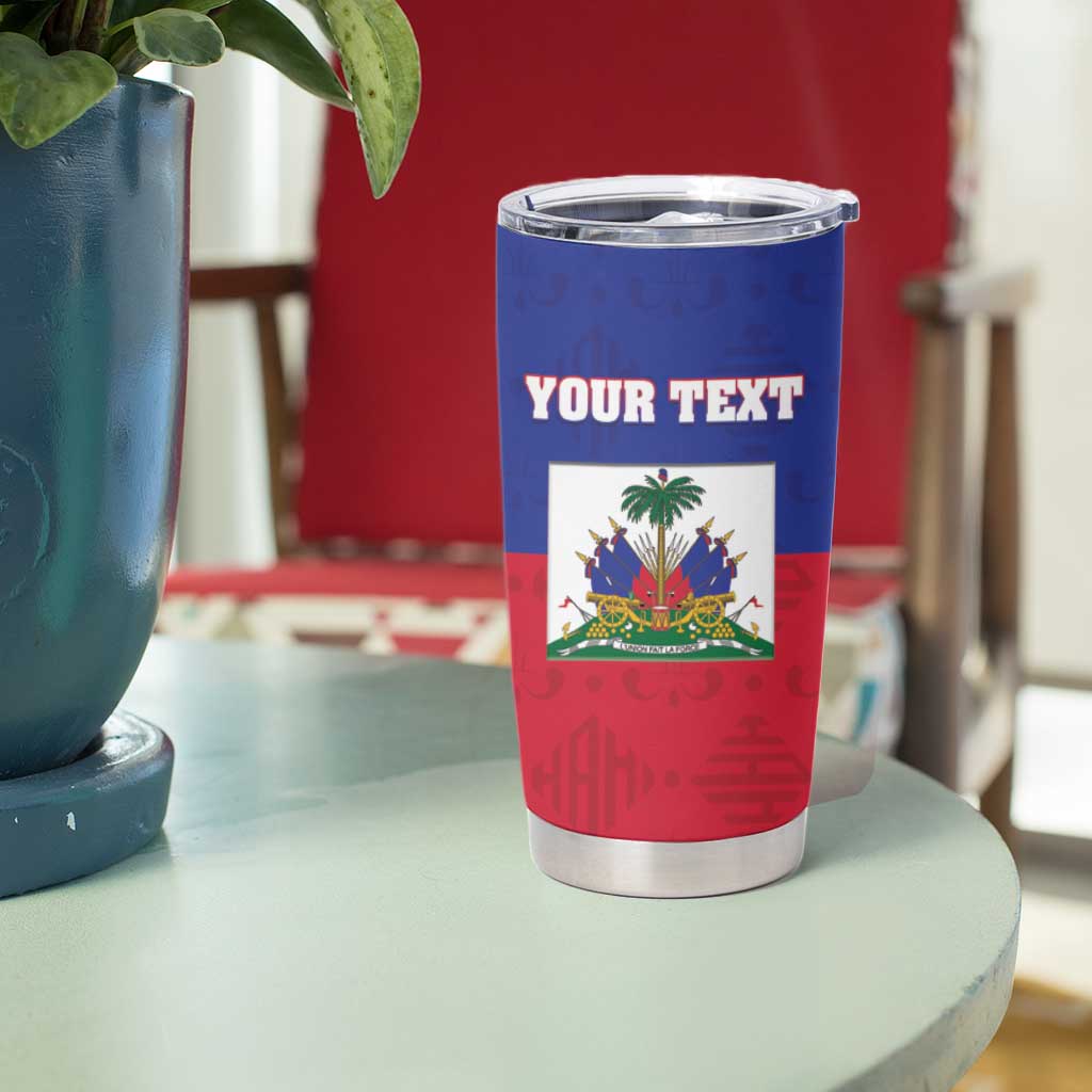 Custom Haiti Football Tumbler Cup Les Grenadiers 2026 Back to the World Cup - Wonder Print Shop