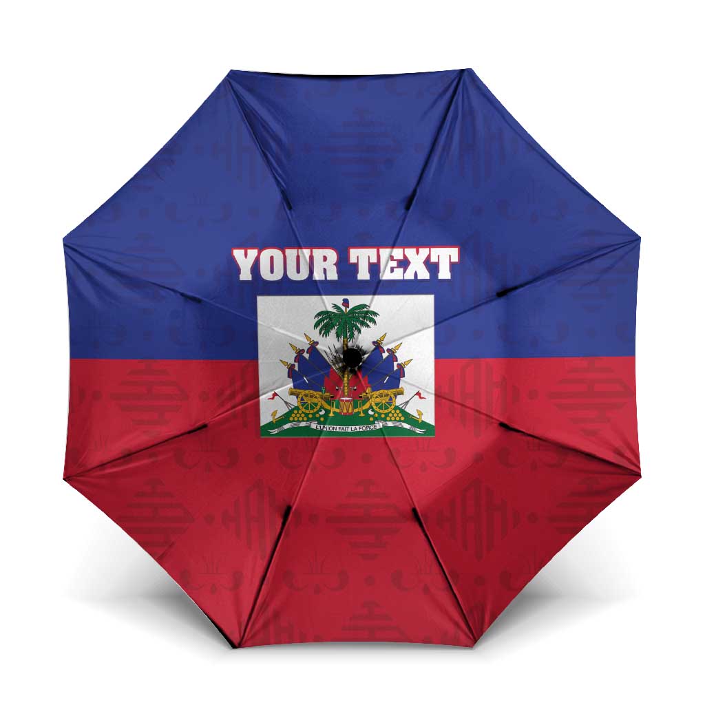 Custom Haiti Football Umbrella Les Grenadiers 2026 Back to the World Cup - Wonder Print Shop