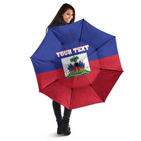 Custom Haiti Football Umbrella Les Grenadiers 2026 Back to the World Cup - Wonder Print Shop