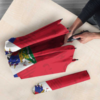 Custom Haiti Football Umbrella Les Grenadiers 2026 Back to the World Cup - Wonder Print Shop
