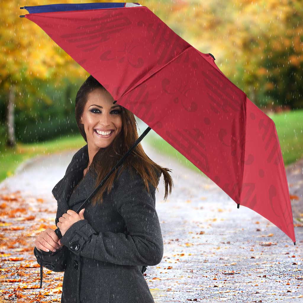 Custom Haiti Football Umbrella Les Grenadiers 2026 Back to the World Cup - Wonder Print Shop