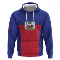 Custom Haiti Football Zip Hoodie Les Grenadiers 2026 Back to the World Cup - Wonder Print Shop