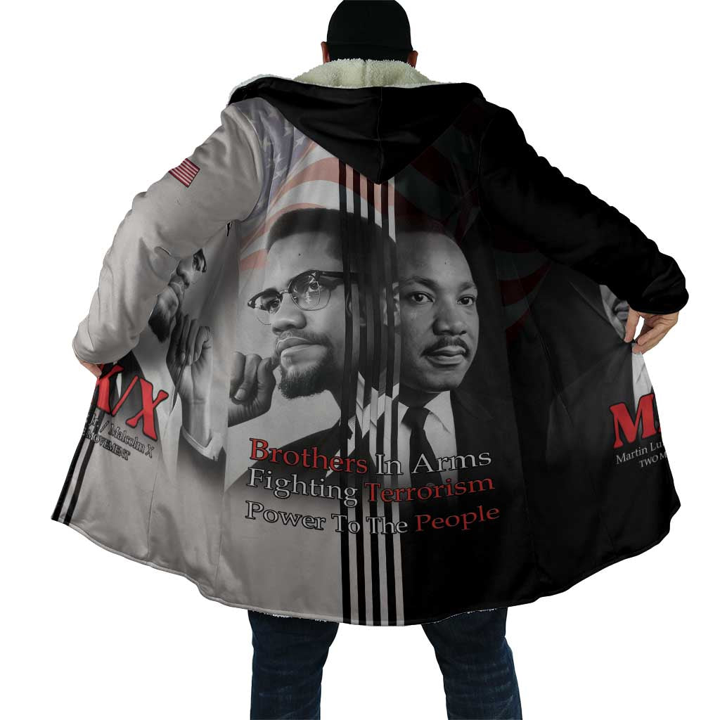 Martin Luther King And Malcolm X Cloak Two Minds One Movement - Wonder Print Shop