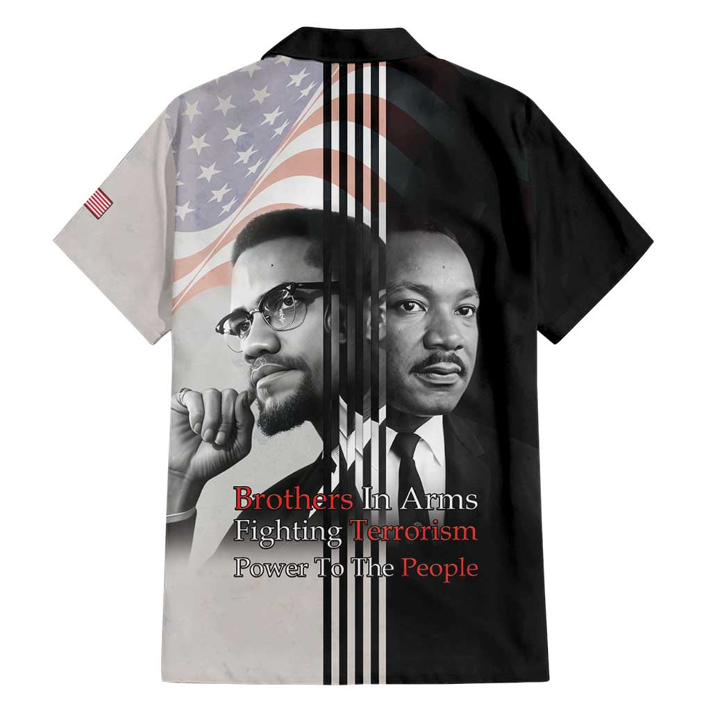 Martin Luther King And Malcolm X Hawaiian Shirt Two Minds One Movement - Wonder Print Shop