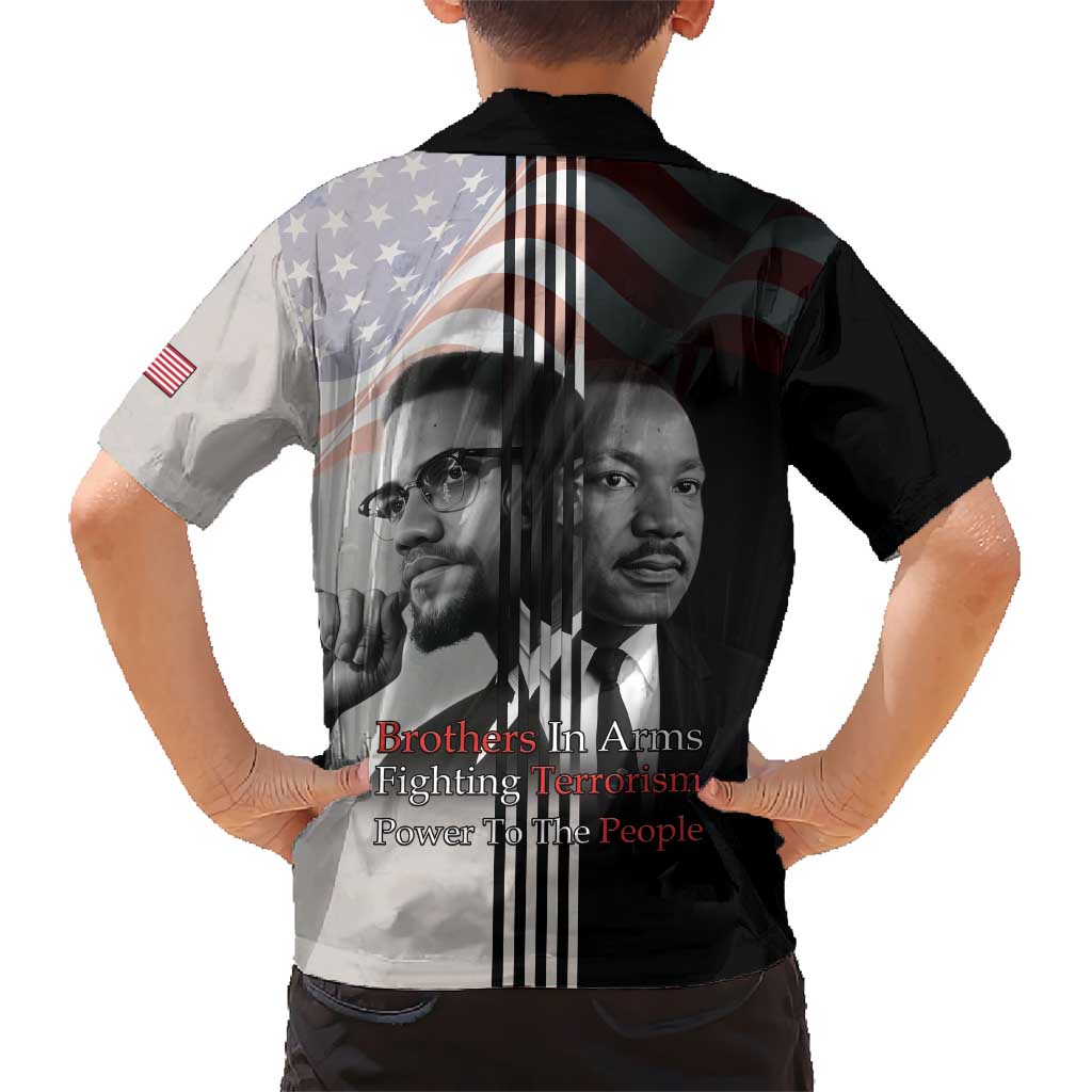 Martin Luther King And Malcolm X Hawaiian Shirt Two Minds One Movement - Wonder Print Shop