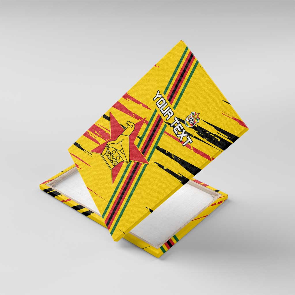 Custom Zimbabwe Football Canvas Wall Art Go Warriors