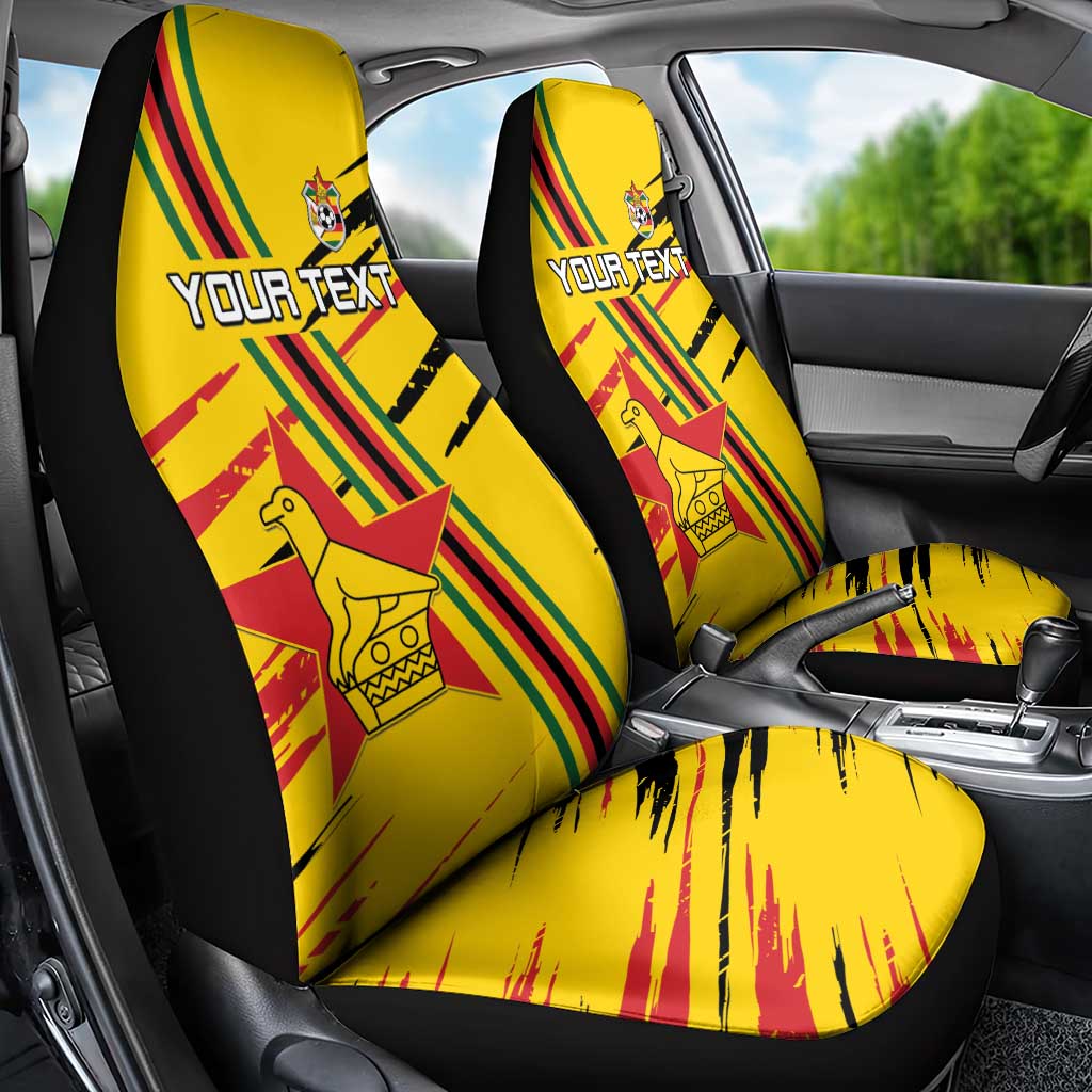 Custom Zimbabwe Football Car Seat Cover Go Warriors