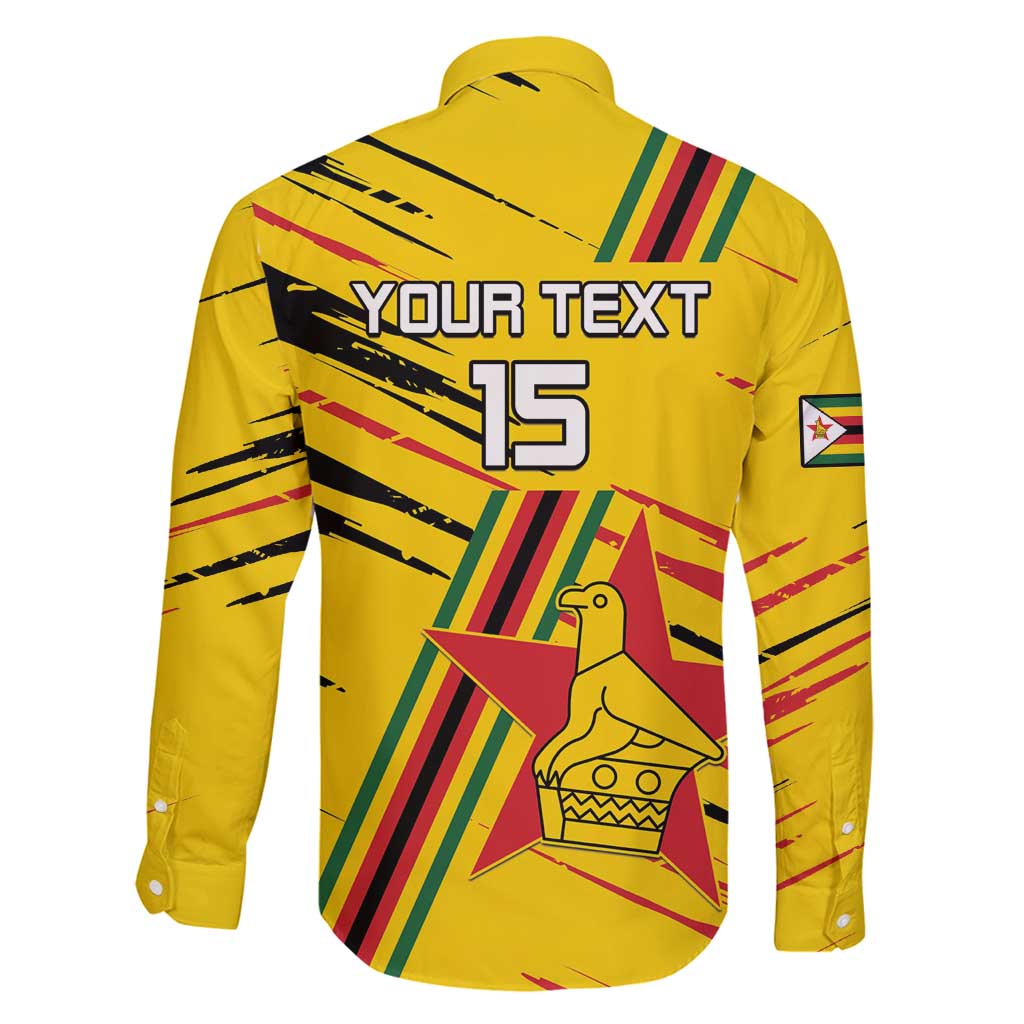 Custom Zimbabwe Football Family Matching Puletasi and Hawaiian Shirt Go Warriors