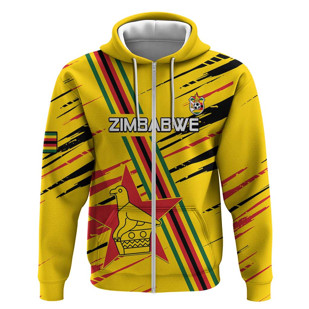 Custom Zimbabwe Football Hoodie Go Warriors
