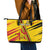 Custom Zimbabwe Football Leather Tote Bag Go Warriors