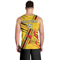 Custom Zimbabwe Football Men Tank Top Go Warriors
