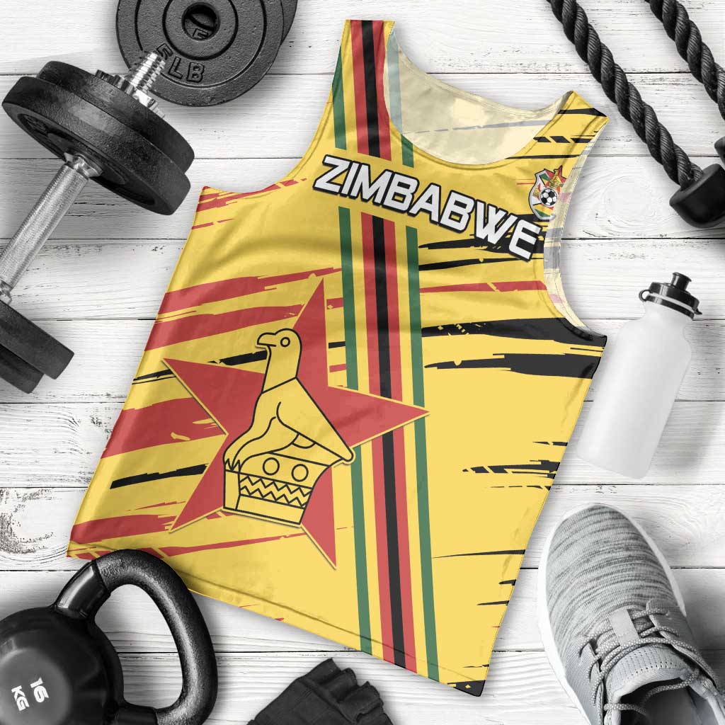 Custom Zimbabwe Football Men Tank Top Go Warriors