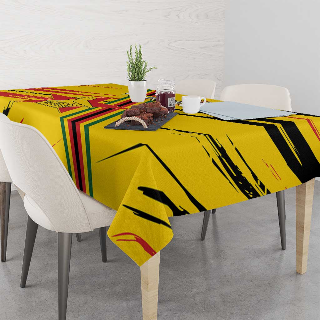 Custom Zimbabwe Football Tablecloth Go Warriors