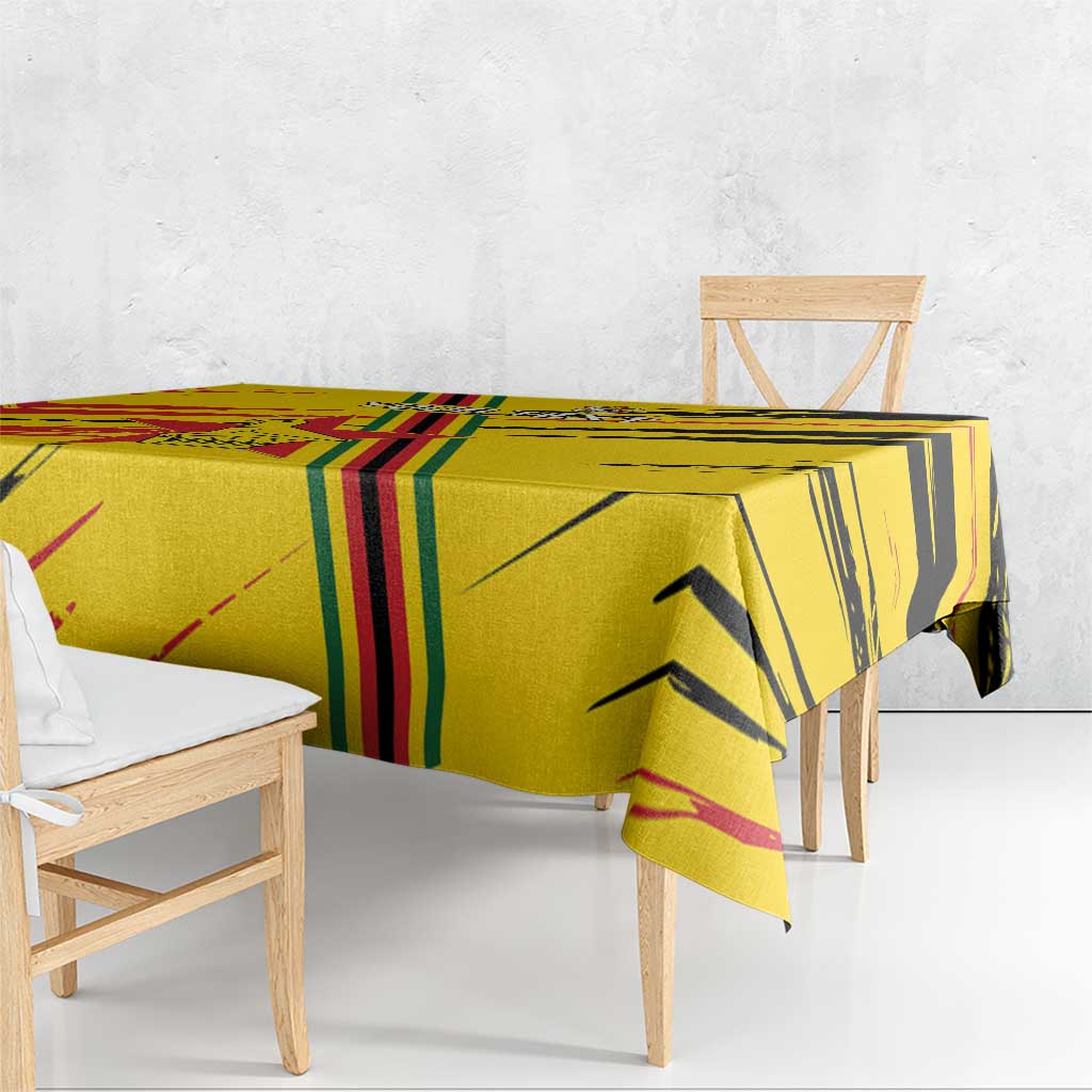 Custom Zimbabwe Football Tablecloth Go Warriors