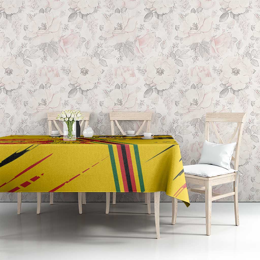 Custom Zimbabwe Football Tablecloth Go Warriors