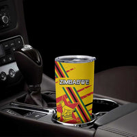 Custom Zimbabwe Football Tumbler Cup Go Warriors