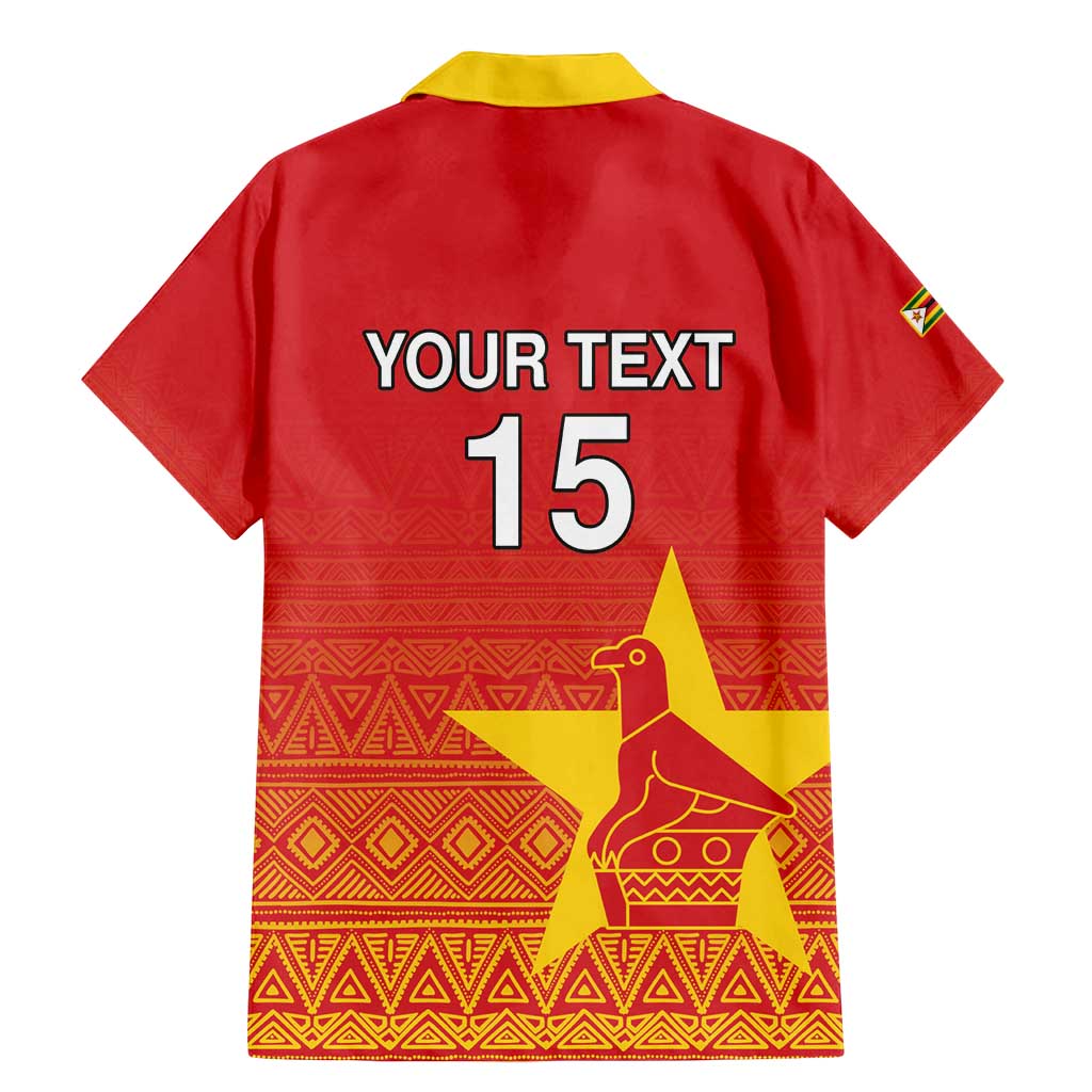 Custom Zimbabwe Cricket Family Matching Mermaid Dress and Hawaiian Shirt Go Chevrons