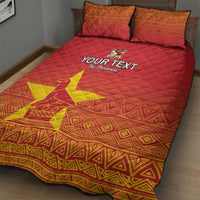 Custom Zimbabwe Cricket Quilt Bed Set Go Chevrons