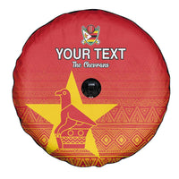 Custom Zimbabwe Cricket Spare Tire Cover Go Chevrons