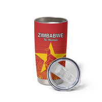 Custom Zimbabwe Cricket Tumbler Cup Go Chevrons