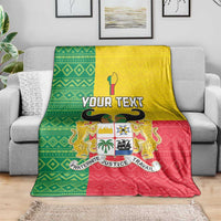 Personalised Benin Blanket Coat Of Arms Flag Style
