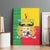 Personalised Benin Canvas Wall Art Coat Of Arms Flag Style