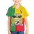 Personalised Benin Family Matching Off The Shoulder Long Sleeve Dress and Hawaiian Shirt Coat Of Arms Flag Style