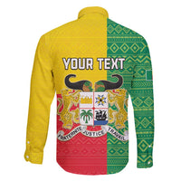 Personalised Benin Family Matching Summer Maxi Dress and Hawaiian Shirt Coat Of Arms Flag Style