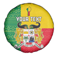 Personalised Benin Spare Tire Cover Coat Of Arms Flag Style