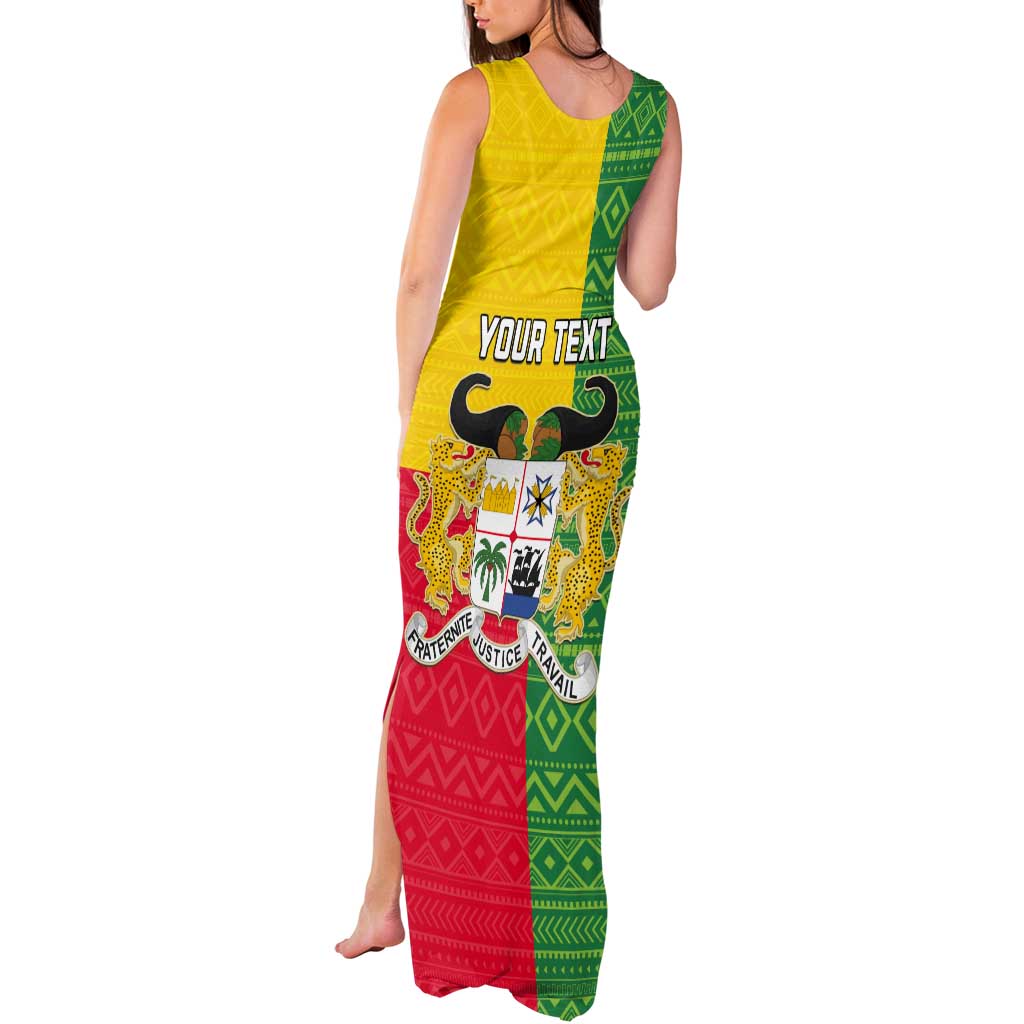 Personalised Benin Tank Maxi Dress Coat Of Arms Flag Style