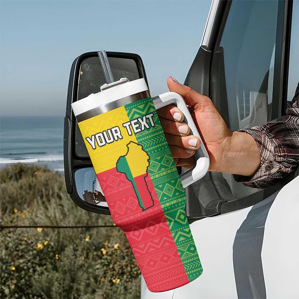 Personalised Benin Tumbler With Handle Coat Of Arms Flag Style