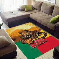 Personalised Benin Leopard Area Rug Stay True - Stay Wild