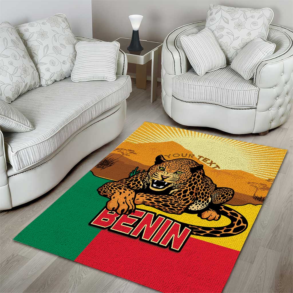 Personalised Benin Leopard Area Rug Stay True - Stay Wild