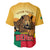 Personalised Benin Leopard Baseball Jersey Stay True - Stay Wild