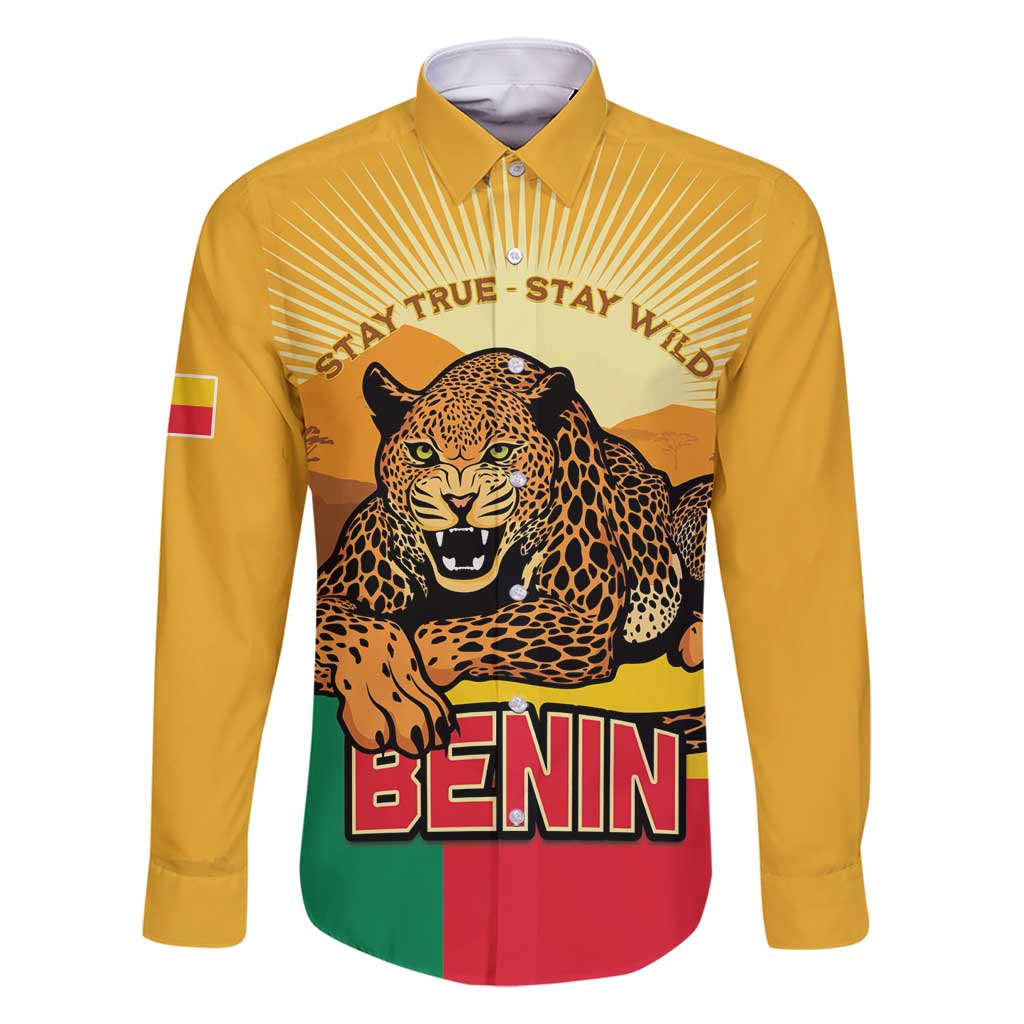 Personalised Benin Leopard Family Matching Tank Maxi Dress and Hawaiian Shirt Stay True - Stay Wild