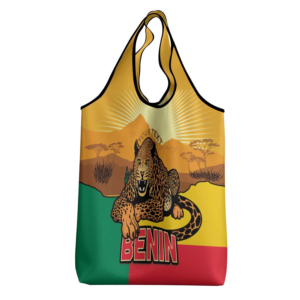 Personalised Benin Leopard Grocery Bag Stay True - Stay Wild