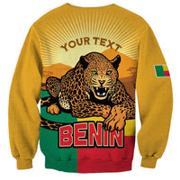 Personalised Benin Leopard Sweatshirt Stay True - Stay Wild