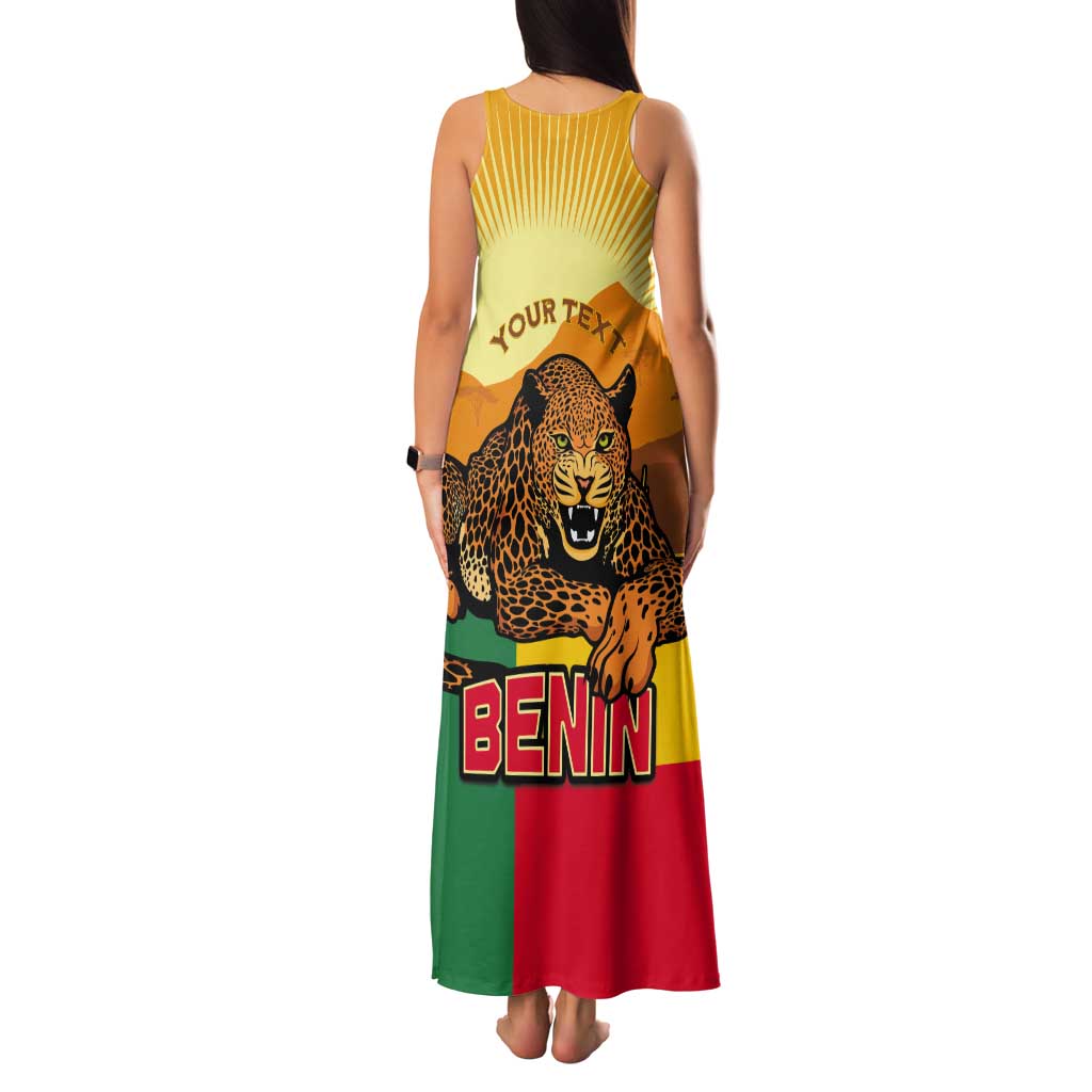 Personalised Benin Leopard Tank Maxi Dress Stay True - Stay Wild