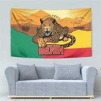 Personalised Benin Leopard Tapestry Stay True - Stay Wild
