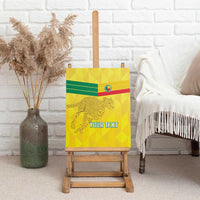 Custom Benin Football Canvas Wall Art Go Cheetahs