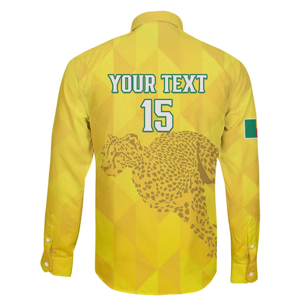 Custom Benin Football Family Matching Mermaid Dress and Hawaiian Shirt Go Cheetahs