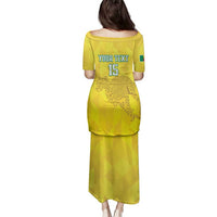 Custom Benin Football Family Matching Puletasi and Hawaiian Shirt Go Cheetahs