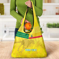Custom Benin Football Grocery Bag Go Cheetahs