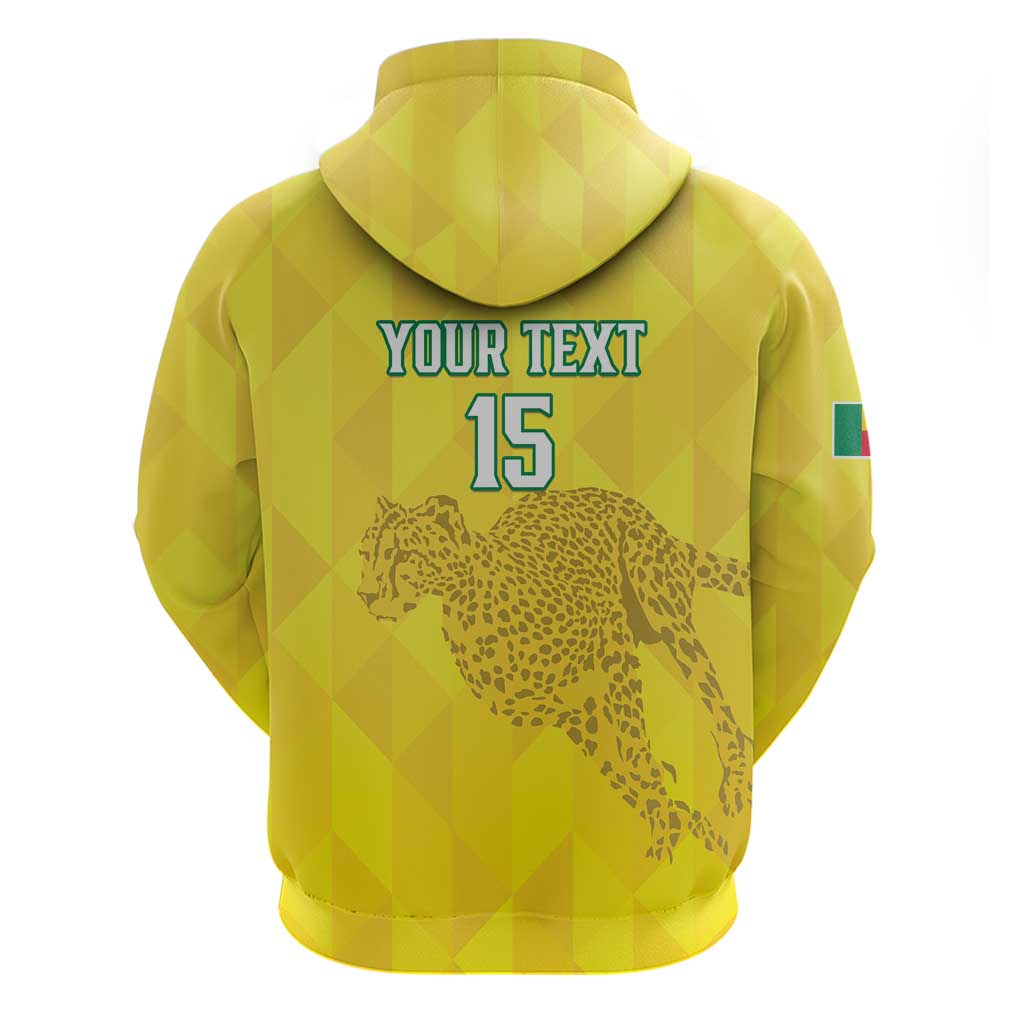 Custom Benin Football Hoodie Go Cheetahs
